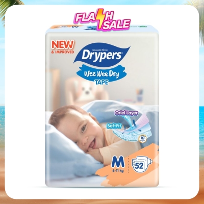 DRYPERS - Wee Wee Dry Jumbo M (6-11kg) 52S