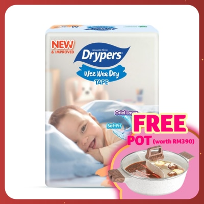 DRYPERS Wee Wee Dry Jumbo M (6-11kg) 52S