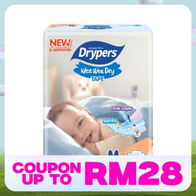 DRYPERS Wee Wee Dry Jumbo M (6-11kg) 52S