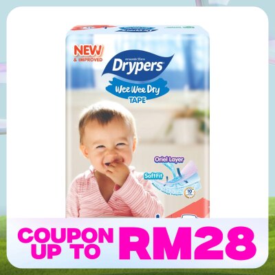 DRYPERS Wee Wee Dry Jumbo L (9-14kg) 44S