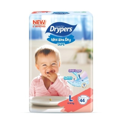 DRYPERS Wee Wee Dry Jumbo L (9-14kg) 44S