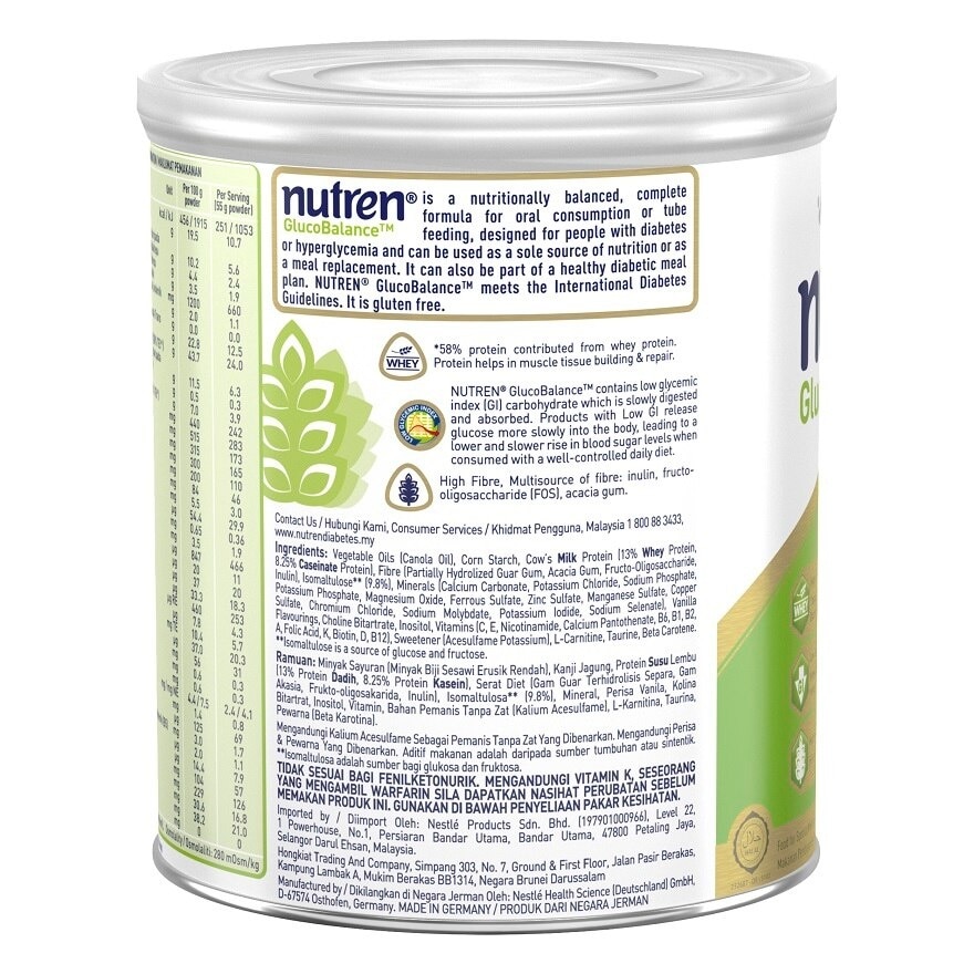 NUTREN GLUCOBALANCE 800G