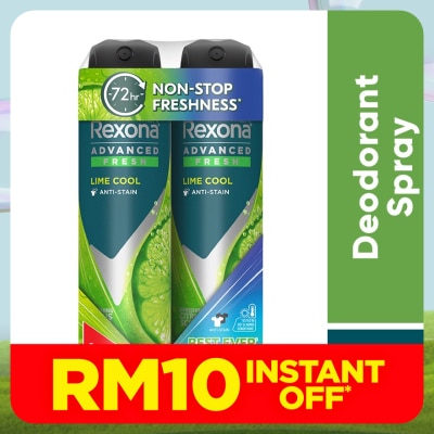 REXONA Men Lime Cool Spray Deo 2x135ml