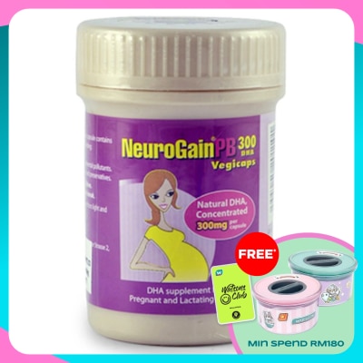 NEUROGAIN PB 300 DHA Vegicaps 700mg 30's