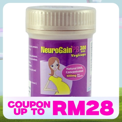 NEUROGAIN PB 300 DHA Vegicaps 700mg 30's