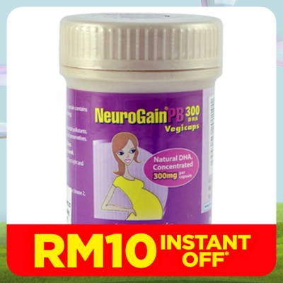 NEUROGAIN PB 300 DHA Vegicaps 700mg 30's