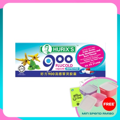 HURIX'S 900 FluCold Capsule Improved 6's