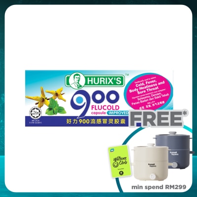 HURIX'S 900 FluCold Capsule Improved 6's