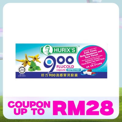 HURIX'S 900 FluCold Capsule Improved 6's