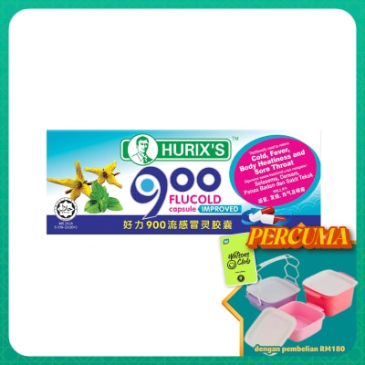 HURIX'S - 900 FluCold Capsule Improved 6's