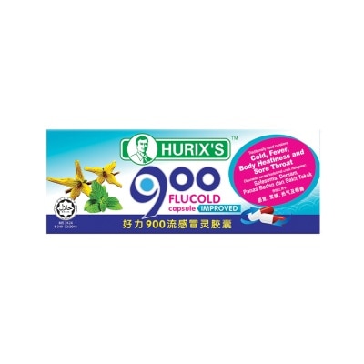 HURIX'S 900 FluCold Capsule Improved 6's