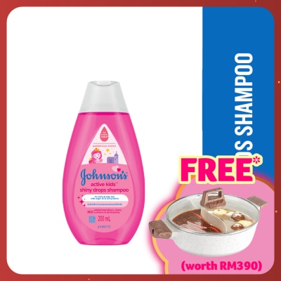 JOHNSON'S Active Kids Shiny Drops Shampoo 200ml