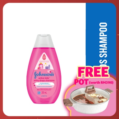 JOHNSON'S Active Kids Shiny Drops Shampoo 200ml