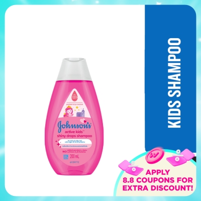 JOHNSON'S - Active Kids Shiny Drops Shampoo 200ml