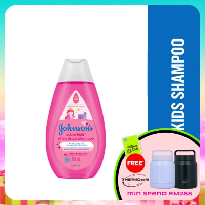 JOHNSON'S - Active Kids Shiny Drops Shampoo 200ml