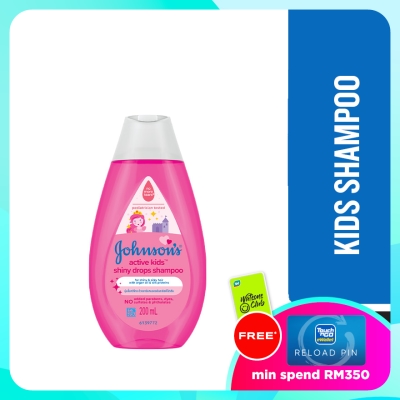 JOHNSON'S Active Kids Shiny Drops Shampoo 200ml image