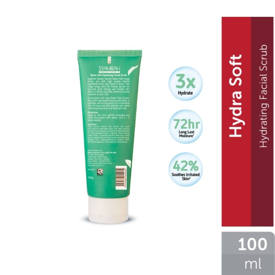 Hydra Soft Skrub Muka 3x Hidrasi 100g