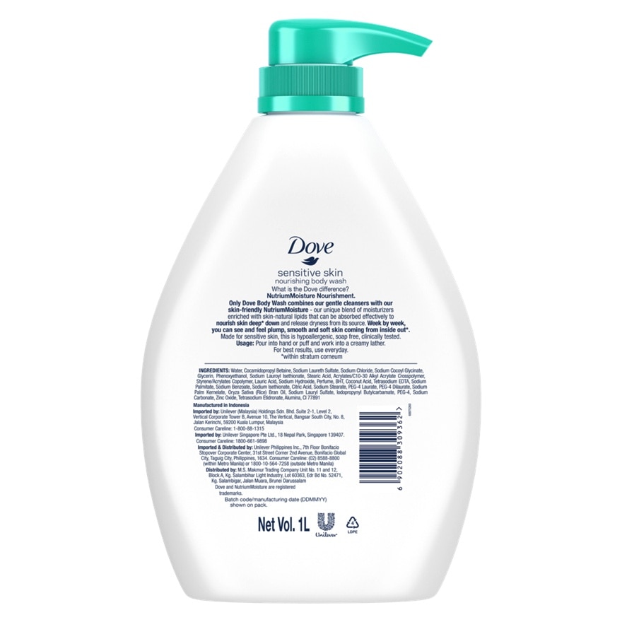 Body Shower Sensitive Skin 1L