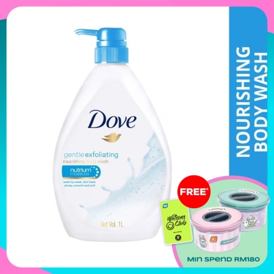 DOVE Shower Gentle Exfoliating 1L