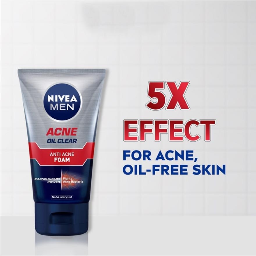 Men Total Anti Acne Foam 100g