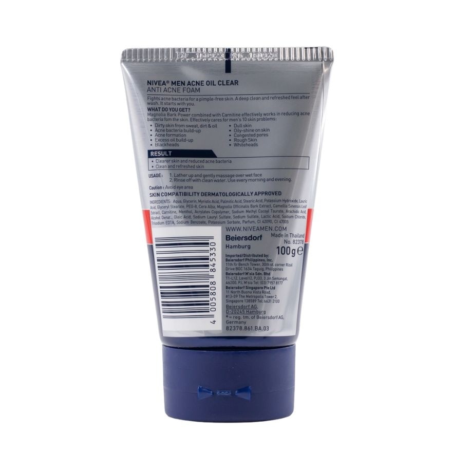 Men Total Anti Acne Foam 100g