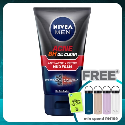 NIVEA FOR MEN Acne Oil Clear Mud Foam 100g