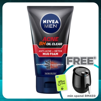 NIVEA FOR MEN Acne Oil Clear Mud Foam 100g