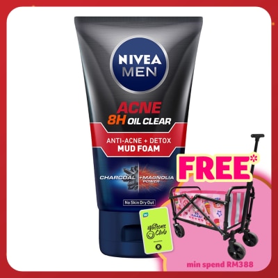 NIVEA FOR MEN Acne Oil Clear Mud Foam 100g