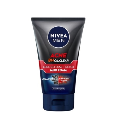 NIVEA FOR MEN - Acne Oil Clear Mud Foam 100g