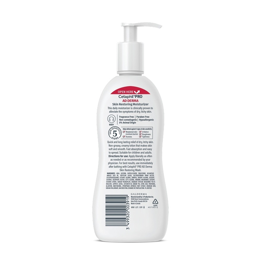 PRO AD Derma Body Moisturizer Lotion 295ml