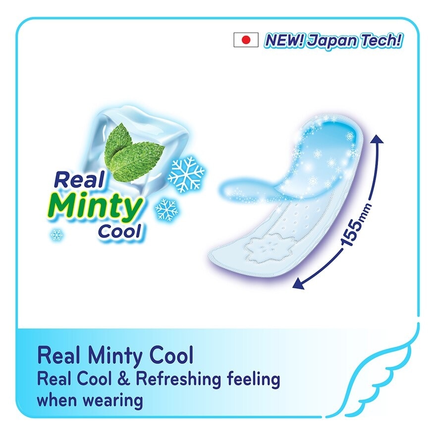 Cooling Fresh Pantyliner 155mm 28's