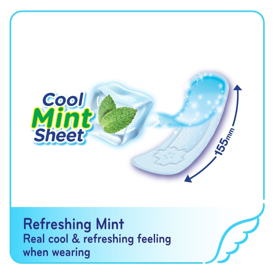 Cooling Fresh Pantyliner 155mm 28s