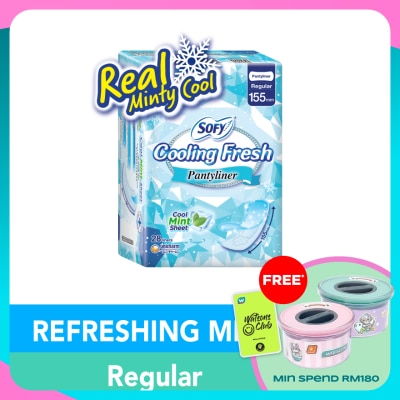 SOFY Cooling Fresh Pantyliner 155mm 28s