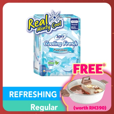 SOFY Cooling Fresh Pantyliner 155mm 28s