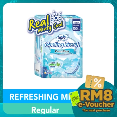 SOFY Cooling Fresh Pantyliner 155mm 28s