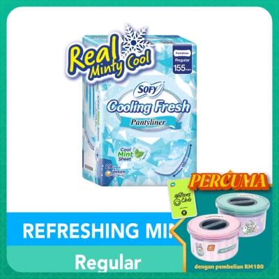 SOFY Cooling Fresh Pantyliner 155mm 28s