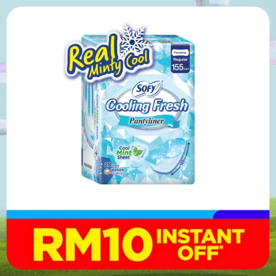 SOFY Cooling Fresh Pantyliner 155mm 28s