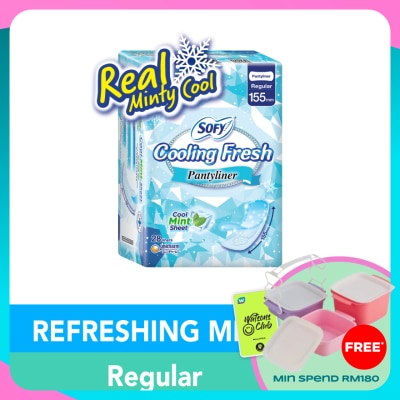 SOFY Cooling Fresh Pantyliner 155mm 28s