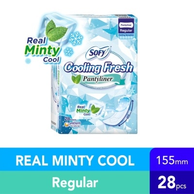 SOFY Cooling Fresh Pantyliner 155mm 28's