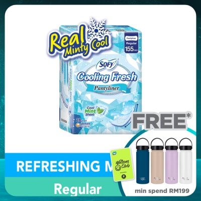 SOFY Cooling Fresh Pantyliner 155mm 28s
