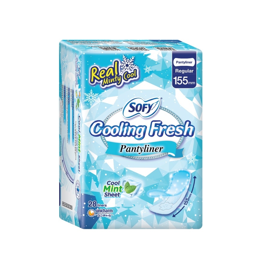 Cooling Fresh Pantyliner 155mm 28s
