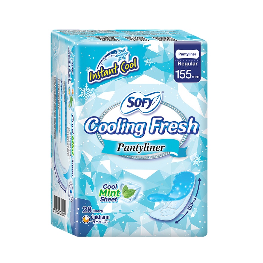 Cooling Fresh Pantyliner 155mm 28s