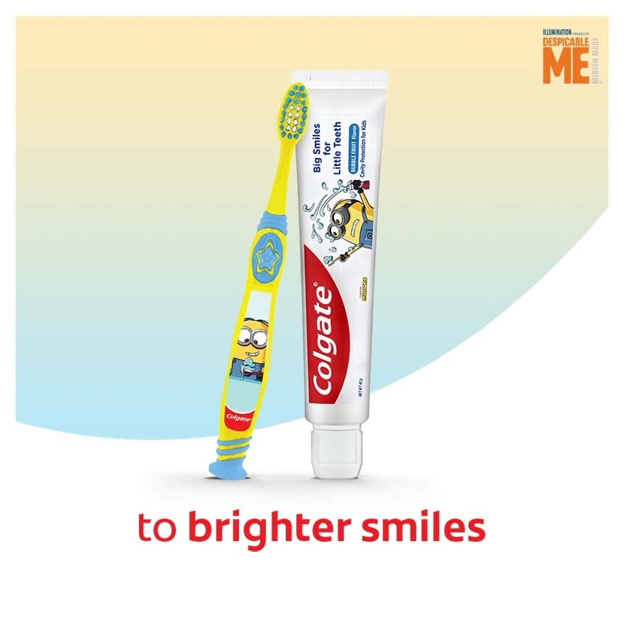 Colgate Kids Minion Toothpaste 40g+Toothbrush 5 to 9 years valuepack