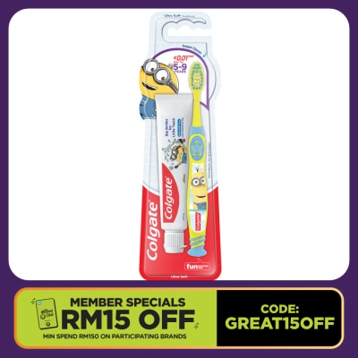 COLGATE Kids Minion Travel Kit (Toothpaste + Toothbrush)