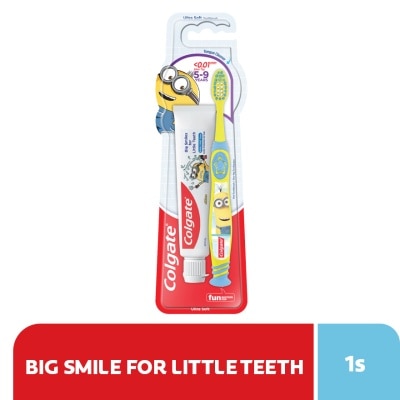 COLGATE Colgate Kids Minion Toothpaste 40g+Toothbrush 5 to 9 years valuepack