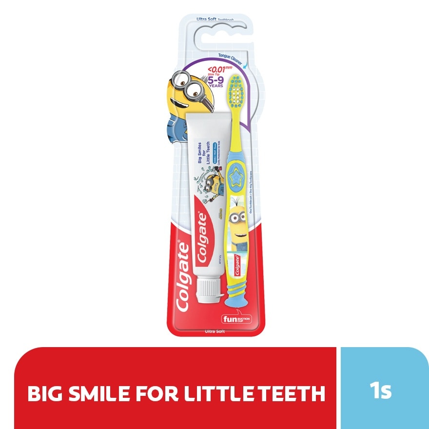 Colgate Kids Minion Toothpaste 40g+Toothbrush 5 to 9 years valuepack