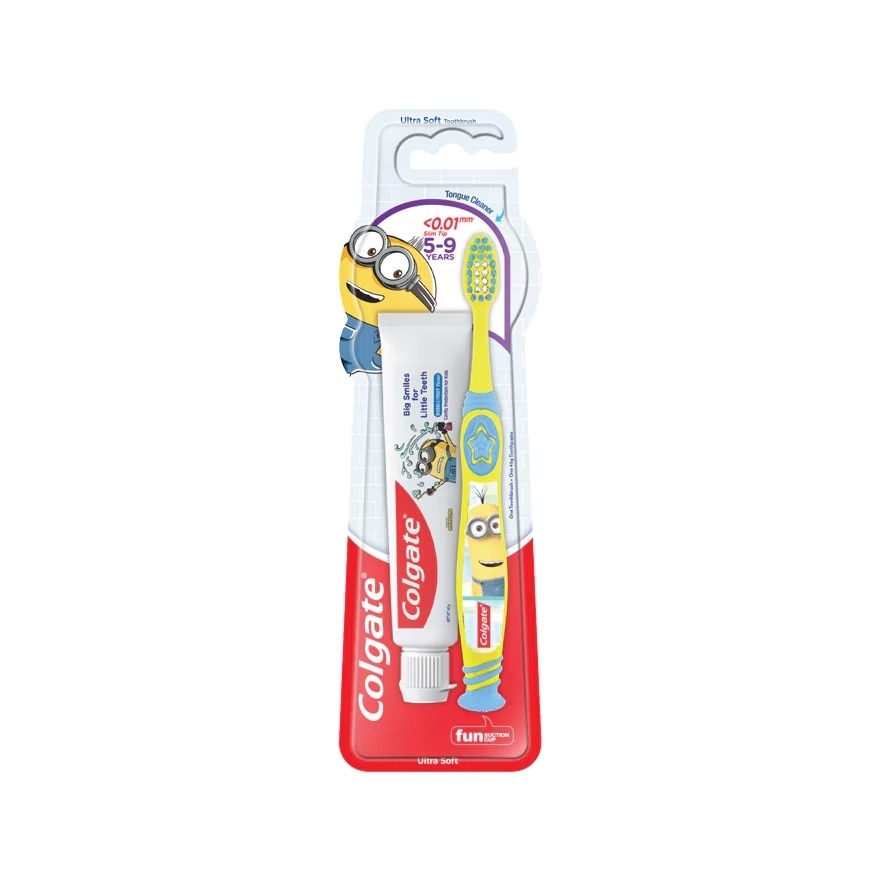 Colgate Kids Minion Toothpaste 40g+Toothbrush 5 to 9 years valuepack 1s