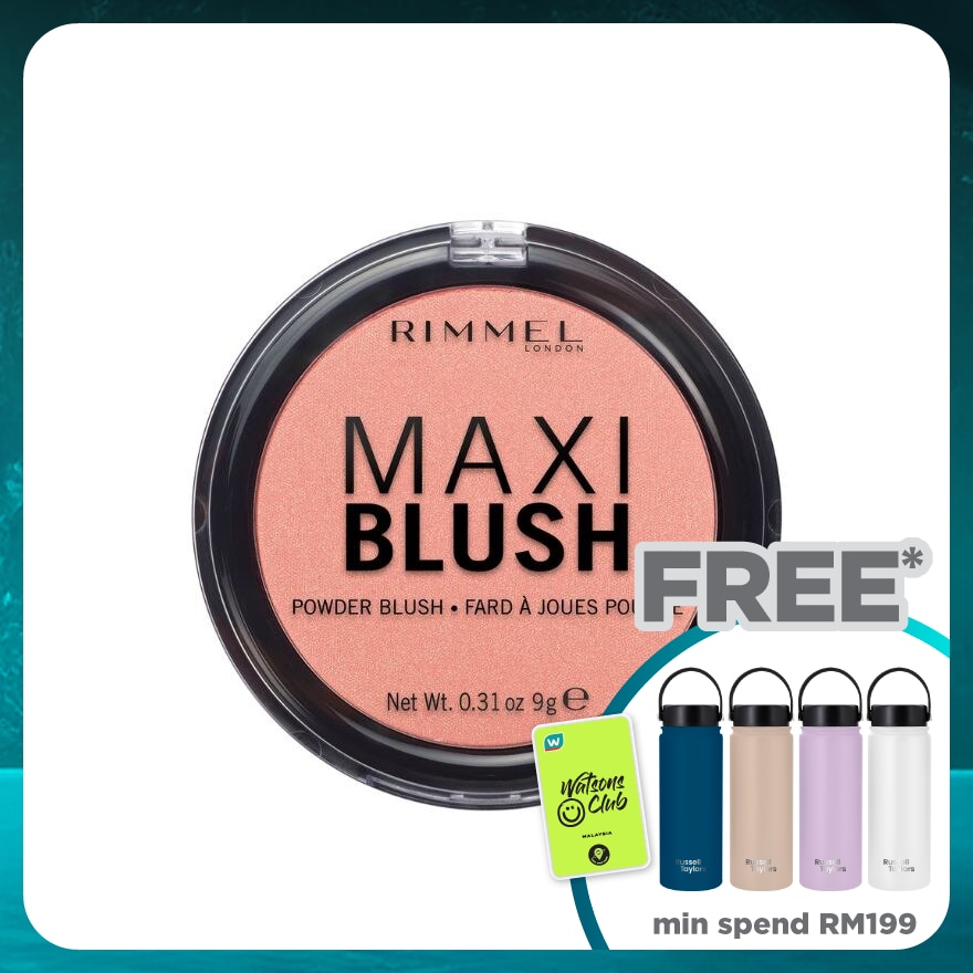 RIMMEL Maxi Blush Third Base Powder Blush 001 1's