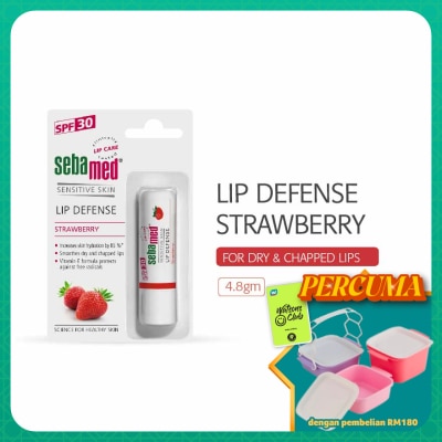 SEBAMED - Lip Defense SPF30 Strawberry 4.8g