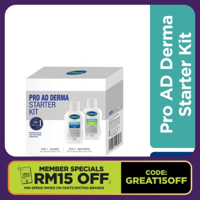 CETAPHIL PRO AD Derma Starter Kit (Body Wash + Lotion 29ml)